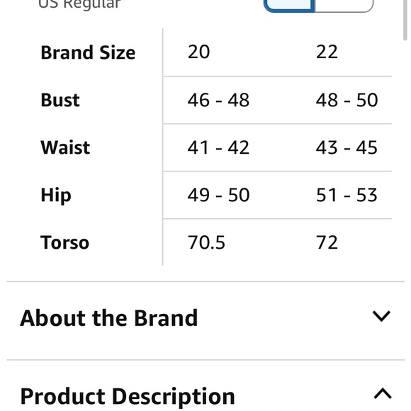 NWT size 20 Dolfin Aquashape Women's Color Block Bathing Suit - Picture 3 of 8